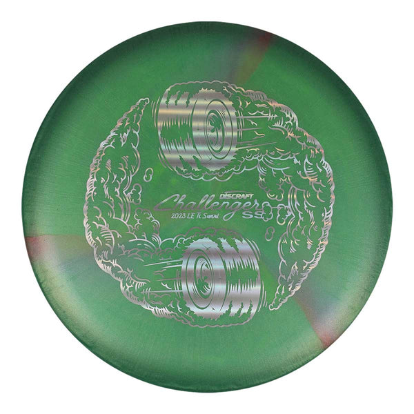 Green (Silver Holo) Titanium (Ti) Swirl "Burnout" Challenger SS