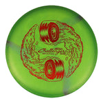 Green (Red Metallic) Titanium (Ti) Swirl "Burnout" Challenger SS