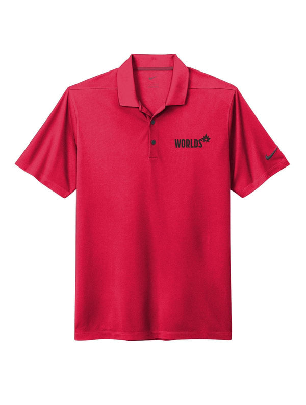 Polo (Nike Dri Fit - Red) S / S Worlds Discounted Apparel