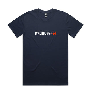 Shirt (Lynchburg Barstamp - Navy) S / S Worlds Discounted Apparel