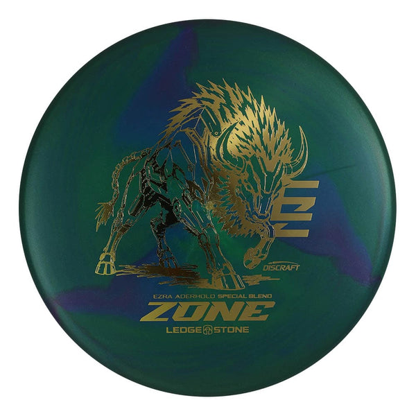 #107 (Gold Metallic) 173-174 Ezra Aderhold Titanium (Ti) Colorshift Swirl Zone