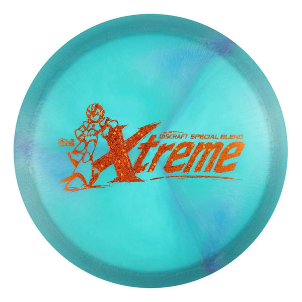 #38 (Orange Sparkle Stars) 170-172 Ezra Aderhold Titanium (Ti) Colorshift Swirl Extreme