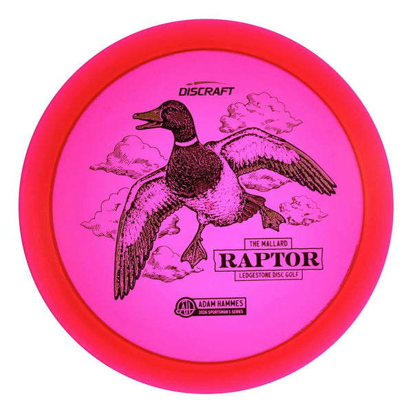 #15 Red (Black/Woodgrain/Gold Sparkle Stars) 173-174 Adam Hammes Cryztal Raptor