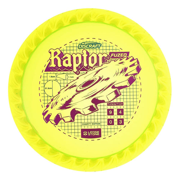 #66 Yellow (Magenta Matte-Alic) 173-174 Charity CryZtal FLX Raptor w/ Solid ESP Rim