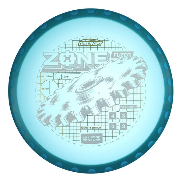 #36 Turquoise (Gear 2) (White Matte) 173-174 Charity CryZtal Flx FuZed Zone w/ CryZtal Flx Rim