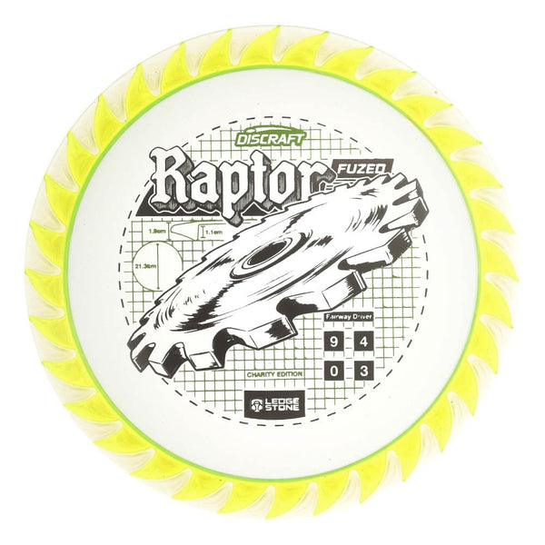 #65 Yellow (Gunmetal) 173-174 Charity CryZtal FLX Raptor w/ Solid ESP Rim