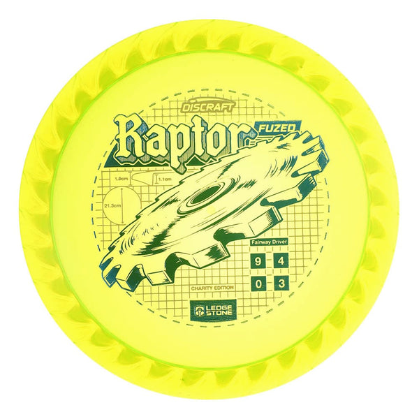 #63 Yellow (Blue Metallic) 173-174 Charity CryZtal FLX Raptor w/ Solid ESP Rim