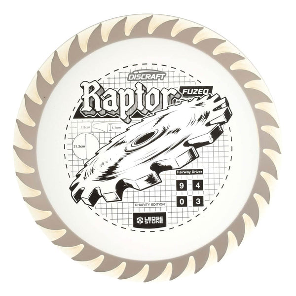 #57 White (Black) 173-174 Charity CryZtal FLX Raptor w/ Solid ESP Rim