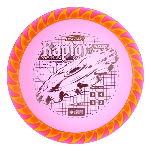 #56 Red/Orange (Silver Metallic) 173-174 Charity CryZtal FLX Raptor w/ Solid ESP Rim