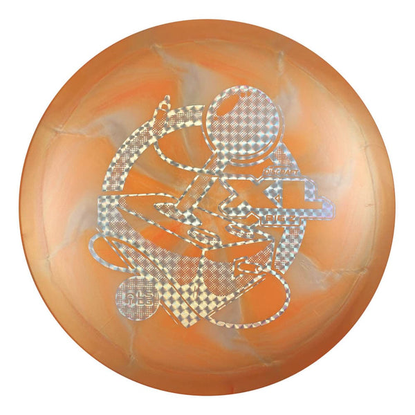 #136 (Silver Prisms) 173-174 Colorshift Big Z Swirl XL