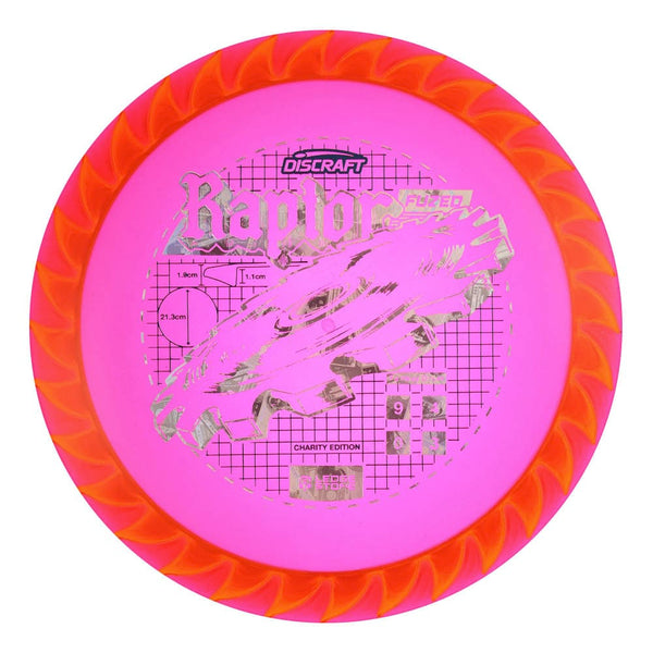 #54 Red/Orange (Money) 173-174 Charity CryZtal FLX Raptor w/ Solid ESP Rim
