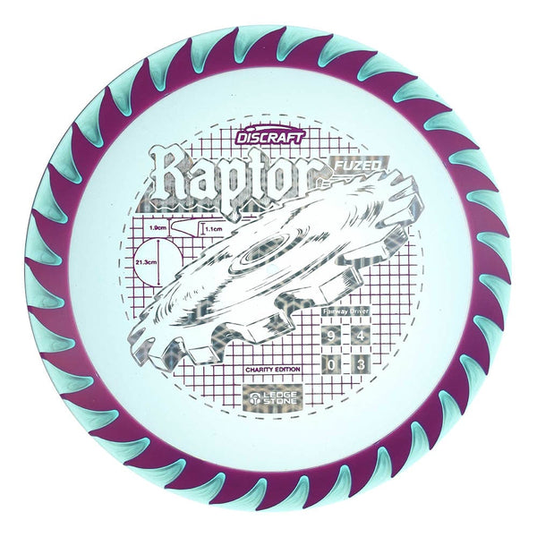 #49 Purple (Silver Tron) 173-174 Charity CryZtal FLX Raptor w/ Solid ESP Rim