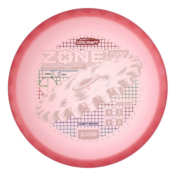 #19 Light Pink (Gear 2) (White Matte) 173-174 Charity CryZtal Flx FuZed Zone w/ CryZtal Flx Rim