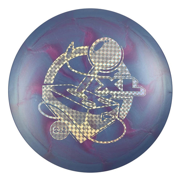 #125 (Silver Prisms) 173-174 Colorshift Big Z Swirl XL