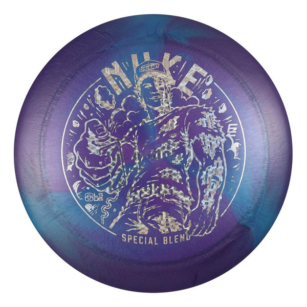 #122 (Silver Tron) 173-174 Ezra Aderhold Titanium (Ti) Colorshift Swirl Nuke