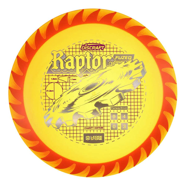 #39 Orange (Silver Linear Holo) 173-174 Charity CryZtal FLX Raptor w/ Solid ESP Rim