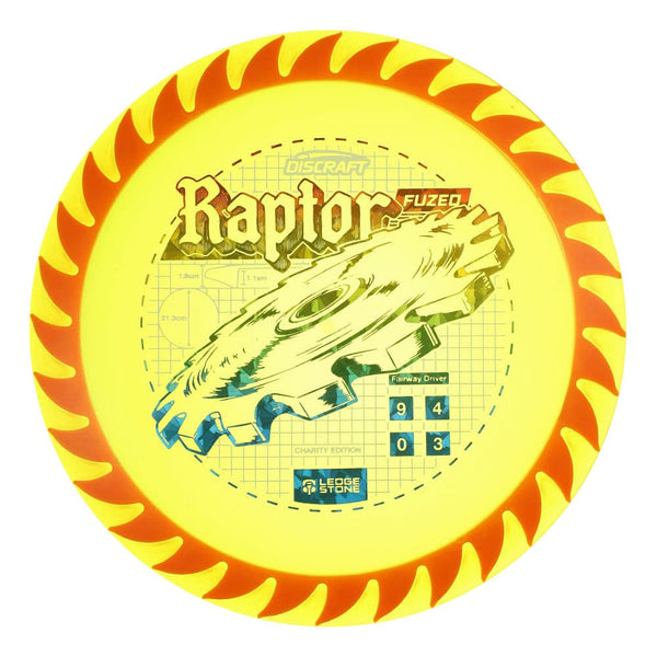 #36 Orange (Rainbow Shatter Wide) 173-174 Charity CryZtal FLX Raptor w/ Solid ESP Rim