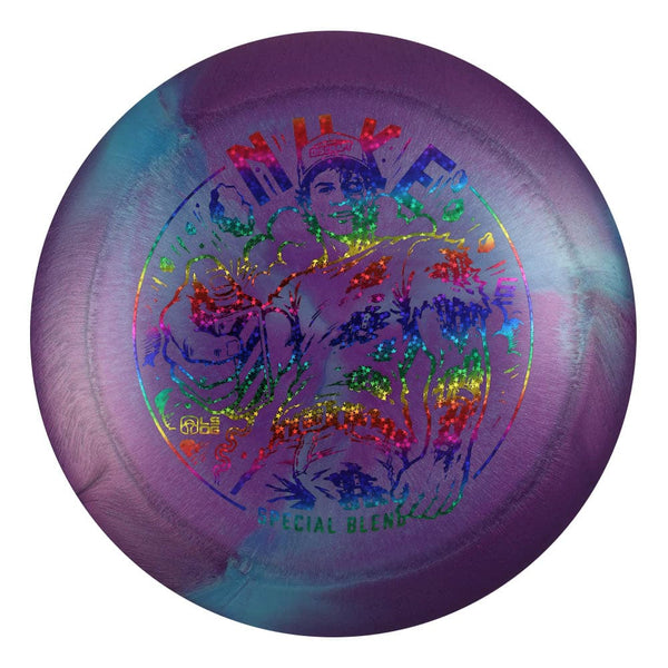 #108 (Rainbow Sparkle Stars) 173-174 Ezra Aderhold Titanium (Ti) Colorshift Swirl Nuke