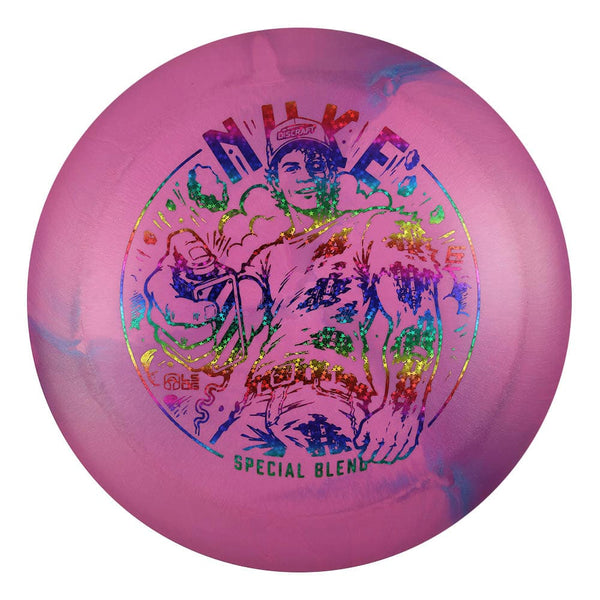 #106 (Rainbow Sparkle Stars) 173-174 Ezra Aderhold Titanium (Ti) Colorshift Swirl Nuke