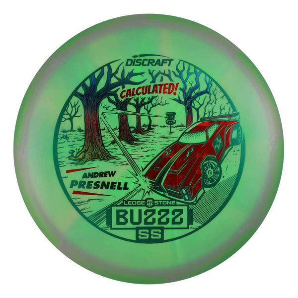 #104 (Green Metallic/Red Shatter/Rainbow) 177+ Andrew Presnell Big Z Swirl Buzzz SS