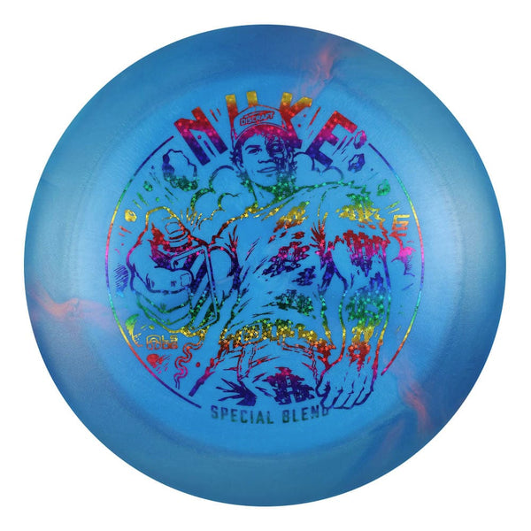 #99 (Rainbow Sparkle Stars) 173-174 Ezra Aderhold Titanium (Ti) Colorshift Swirl Nuke