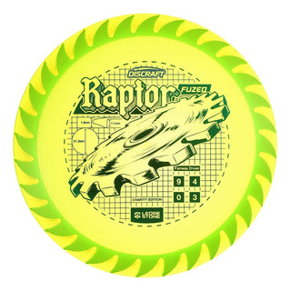 #10 Green (Green Metallic) 173-174 Charity CryZtal FLX Raptor w/ Solid ESP Rim