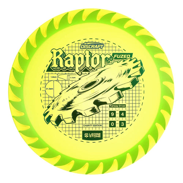 #10 Green (Green Metallic) 173-174 Charity CryZtal FLX Raptor w/ Solid ESP Rim