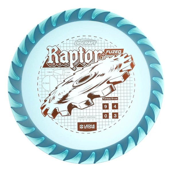 #7 Blue (Orange Metallic) 173-174 Charity CryZtal FLX Raptor w/ Solid ESP Rim