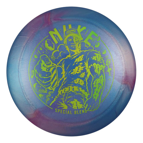 #83 (Pickle Metallic) 173-174 Ezra Aderhold Titanium (Ti) Colorshift Swirl Nuke