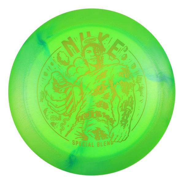 #80 (Pickle Metallic) 173-174 Ezra Aderhold Titanium (Ti) Colorshift Swirl Nuke