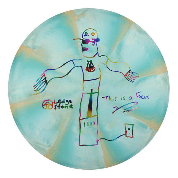 #124 (Jellybean) 173-174 CT Jawbreaker Swirl Focus - AB Portrait
