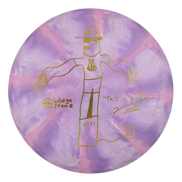 #118 (Gold Metallic) 173-174 CT Jawbreaker Swirl Focus - AB Portrait