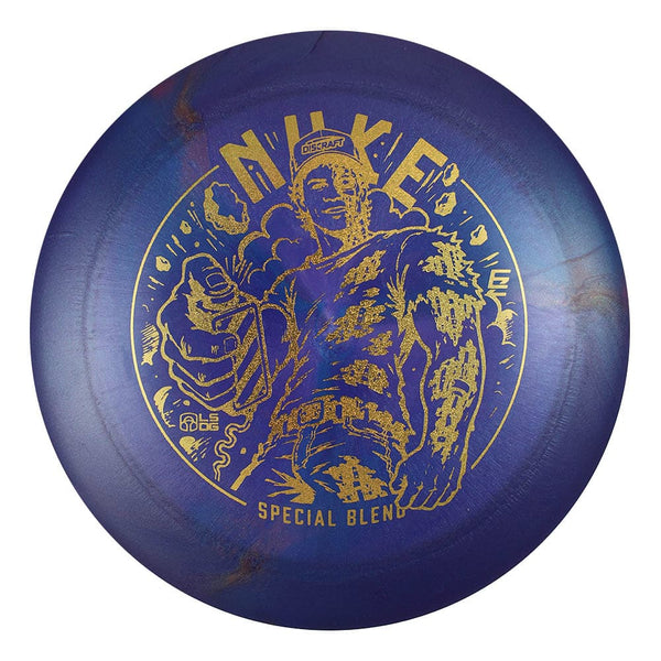#59 (Gold Sparkle) 173-174 Ezra Aderhold Titanium (Ti) Colorshift Swirl Nuke