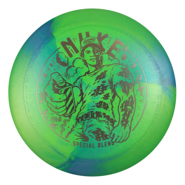 #42 (Fishscale) 173-174 Ezra Aderhold Titanium (Ti) Colorshift Swirl Nuke