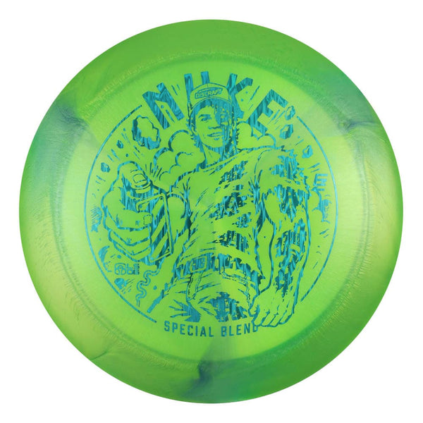 #41 (Blue Waterfall) 173-174 Ezra Aderhold Titanium (Ti) Colorshift Swirl Nuke