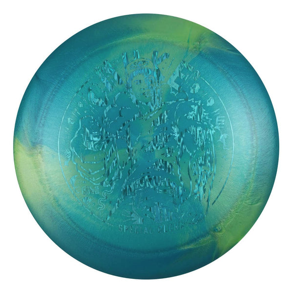 #40 (Blue Waterfall) 173-174 Ezra Aderhold Titanium (Ti) Colorshift Swirl Nuke