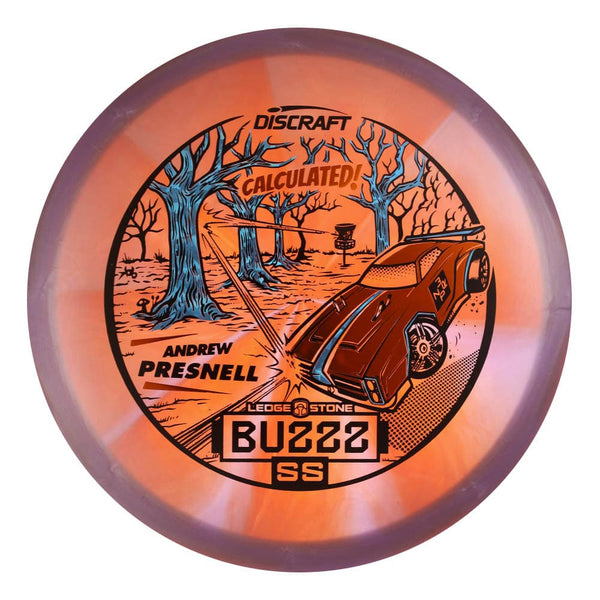 #36 (Black/Orange Metallic/Blue Light Shatter) 177+ Andrew Presnell Big Z Swirl Buzzz SS