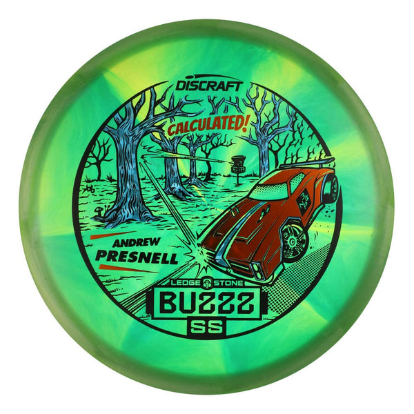 #35 (Black/Orange Metallic/Blue Light Shatter) 177+ Andrew Presnell Big Z Swirl Buzzz SS