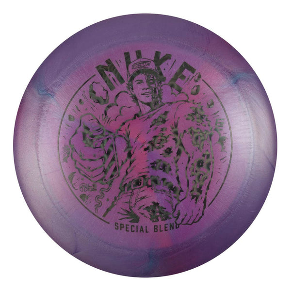 #29 (Black Orbs) 173-174 Ezra Aderhold Titanium (Ti) Colorshift Swirl Nuke