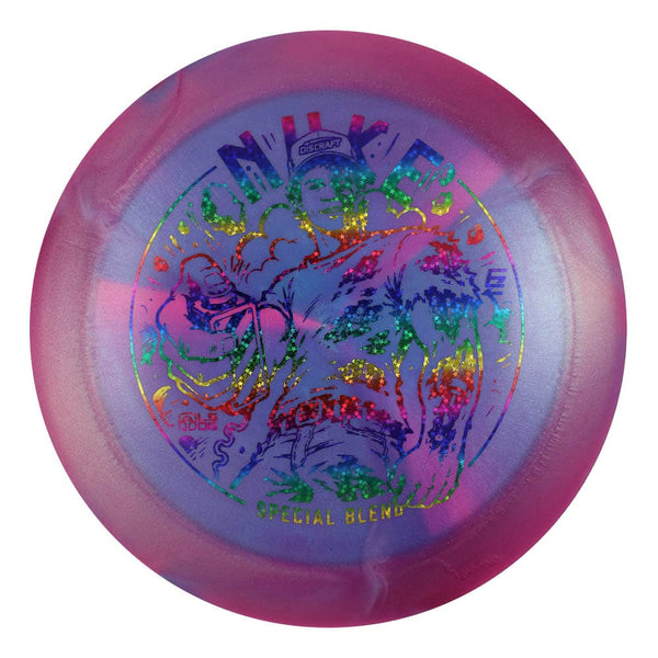#6 (Rainbow Sparkle Stars) 170-172 Ezra Aderhold Titanium (Ti) Colorshift Swirl Nuke