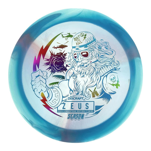 #100 (Blue Light Holo) 173-174 Season One Z Swirl Zeus No. 1