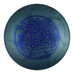 Exact Disc #57 (Blue Dark Shatter) 173-174 Titanium (Ti) Swirl Scorch