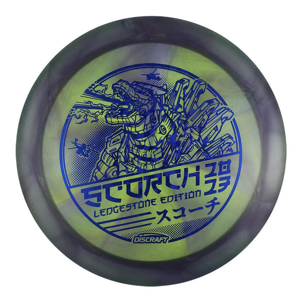 Exact Disc #54 (Blue Dark Shatter) 173-174 Titanium (Ti) Swirl Scorch