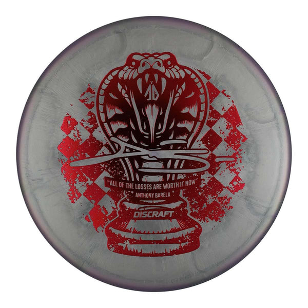 #73 (Red Metallic) 173-174 Anthony Barela "Checkmate" Titanium Colorshift Swirl Zone