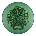 #58 (Green Matte) 173-174 Anthony Barela "Checkmate" Titanium Colorshift Swirl Zone