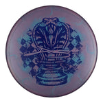 #44 (Blue Matte) 173-174 Anthony Barela "Checkmate" Titanium Colorshift Swirl Zone