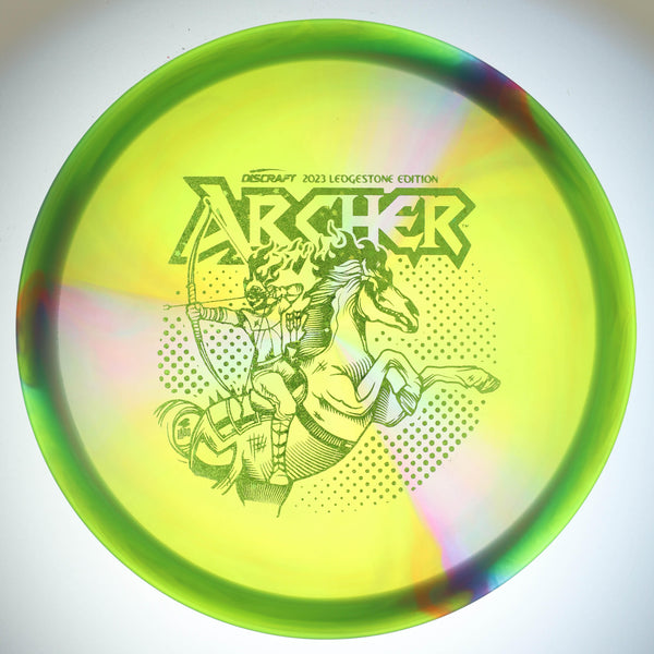 #60 Green Sparkle Stars 175-176 Z Swirl Archer