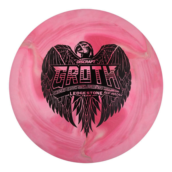 Pink / 175-176 Micah Groth Signature Red Macaw ESP Vulture (General Swirl)